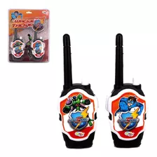 Walkie Talkie Infantil Meninos Hero Squad Da Well Kids