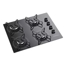 Cooktop Itatiaia 4 Bocas Preto Bivolt