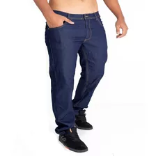 Calça Jeans Masculina Confortável Serviço Trabalho