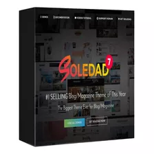 Soledad Tema Wordpress Multiuso, Jornal, Blog, Woocommerce