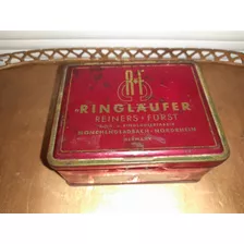 Caja Lata Antigua Colección, Alemana Ringlaufer