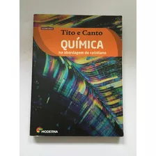 Livro Química Tito E Canto Volume Único Moderna C627