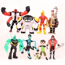 Bonecos Ben 10 Com 9 Peças 12 Cm