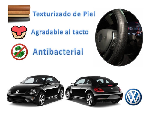 Tapetes 3d Logo Vw + Cubre Volante Beetle 2012 A 2019 2020 Foto 6