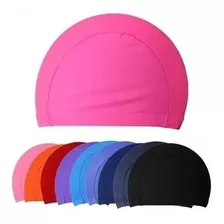 Pack 12 Gorro Natación Lycra Standar Colores Solido Adu Jove