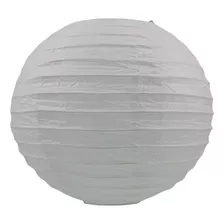 10 Lampara China Papel 25 Cm Blanca Boda Bautizo Pantalla