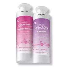  Shampoo+acondicionador Amodil Con Ceramidas Para Nutrición 