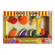 Kit Fruta E Legumes Quitandinha Com 8 Itens 9006 - Braskit