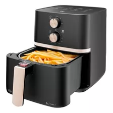 Fritadeira Elétrica Wap Air Fryer Family 1500w 4 Litros 220v Preto Cinza E Champagne