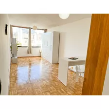 Oportunidad: Alquiler De Monoambiente De 28 M2 Con Baño, Piso 10 Con Gran Vista Y Mucho Sol, En El Centro Sobre La Plaza Fabini Del Entrevero: Vivienda, Oficina, Estudio, Consultorio. Hermoso Gc Bajos