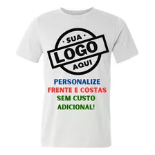 Camiseta Personalizada Com Sua Estampa, Foto, Logo Promoção 