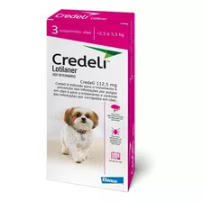 Credeli 3 Comp. 2,5 A 5,5kg Antipulga E Carrapato Promoção