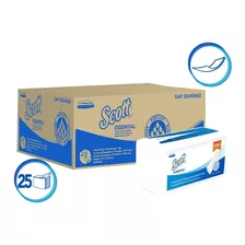 Toalla Manos Scott Essential Z Blanca 1 Hoja (25 X 150 H) 