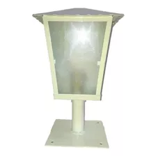 Mureta Colonial Quadrada Alta 30cm Mr 06/30 Branca Cor Da Cúpula Branco Cor Da Estrutura Branco