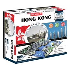 Rompecabezas Del Tiempo De Hong Kong Del Paisaje Urbano 4d