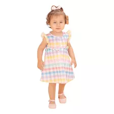 Vestido Infantil Xadrez Marlan