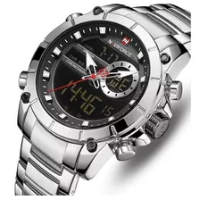 Reloj Hombre Naviforce 9163 De Lujo Dual Timer Cuarzo