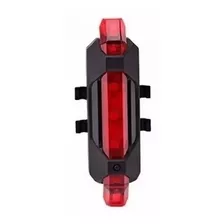 Sinalizador Traseiro Bike Luz 5 Led Recarregável Bicicleta