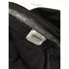 Armani Collezioni Pantalón De Vestir Sin Talla Color Negro