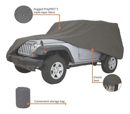 Funda Para Jeep Wrangler Ajuste Preciso Super Resistente Foto 6