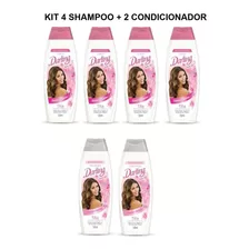 Kit 4 Shampoo 2 Condicionador Darling Tília Perfume Original