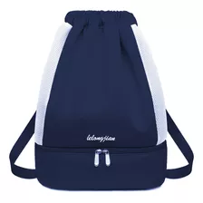 Mochila Bolsa Masculina Futebol Esportes Academia Impermavel Cor Azul