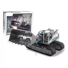 Excavadora Hidráulica Bulldozer P/armar Kit Robótica 127pcs 