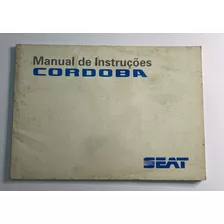 Manual De Instruções Do Cordoba Seat - Ótimo - Frete Grátis