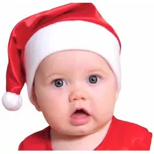 Touca Gorro Natal Bebê Infantil Adulto Papai Noel Regulável