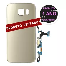 Vidro Traseiro Para Galaxy S7 Flat G930 Tampa + Conector!