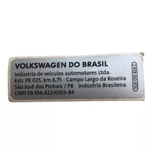 Etiqueta Painel Frontal Original Vw Gol Voyage 5u0010824c