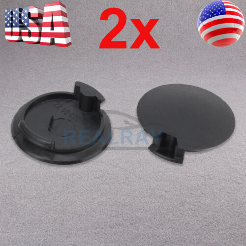 2x For Smart Fortwo Car Rear Bumper Towing Eye Cover Tow Oam Foto 3
