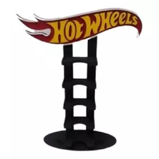 Suporte Para Carrinho Hotwheels Em Mdf Pintado Em Preto