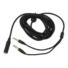 Cabo Extensor Pc Compatível Headset Razer P3/2p2 3.5mm 