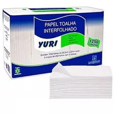 Papel Toalha Interfolha Yuri 20,5x22 C/1250 Fls Manikraft