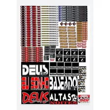 Kit 5 Adesivos De Miniatura 1/32