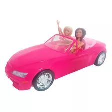 Carrinho Conversível Grande + 1 Boneca Barbie Cabe 2 Bonecas