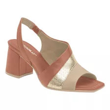 Sandália Piccadilly Sling Back Flavia Cedro 626034