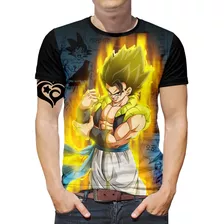 Camiseta Do Dragon Ball Gogeta Masculina Blusa