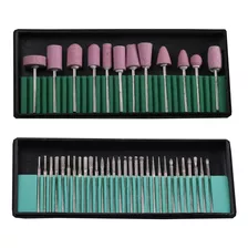 Set 42 Fresas Torno Driller Drill Manicura Meline Thuya Egeo