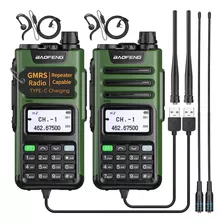 Kit De Radios Baofeng Gm-15 Pro: Largo Alcance, Recargables 