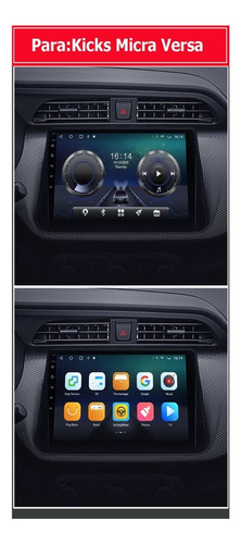 Radio Estreo Android Auto Gps Para Nissan Kicks Micra Versa Foto 4
