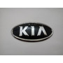 Emblema Kia Generico Detalles Plastico Cromo 6.5cm  13cm