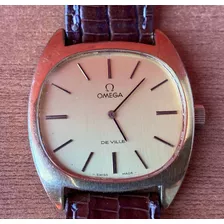 Precioso Antiguo Reloj Omega De Ville Mecánico Cuerda