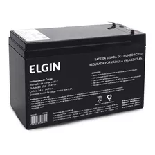 Bateria Agm Elgin 12v 7ah Nobreak Chumbo 12v