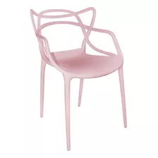 Cadeira Para Sala De Estar Berrini Rosa Hg