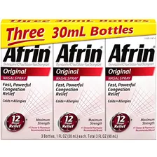 Afrin Original Spray Nasal, 1 Fl Oz, Pack De 3