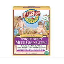 Earth's Best, Cereal Orgánico Avena Para Bebé Alimentación