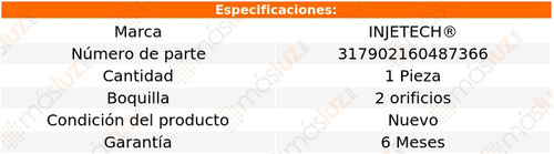 1- Inyector Combustible Aveo 1.6l 4 Cil 2005/2010 Injetech Foto 2