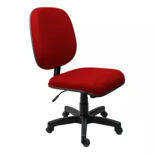 Cadeira Diretor Operativa Vermelho - Ultra Móveis Material Do Estofamento Tecido